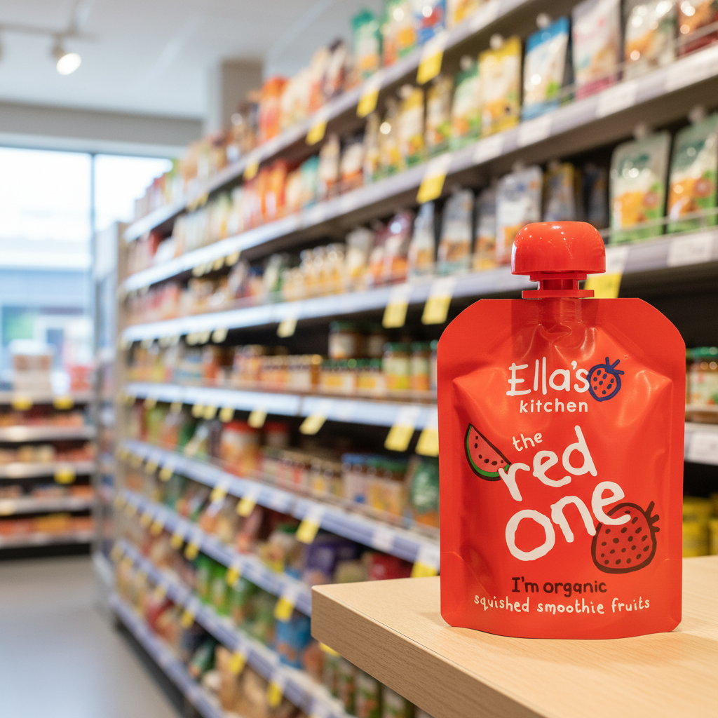 12 x Ellas  Kitchen Smoothie Fruit - Red One - 90G