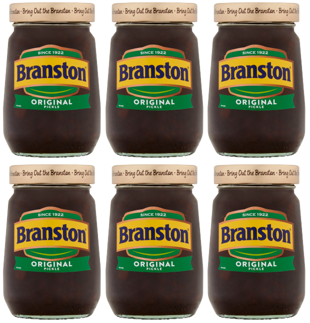 6 x Branston Pickle Original 360Gm