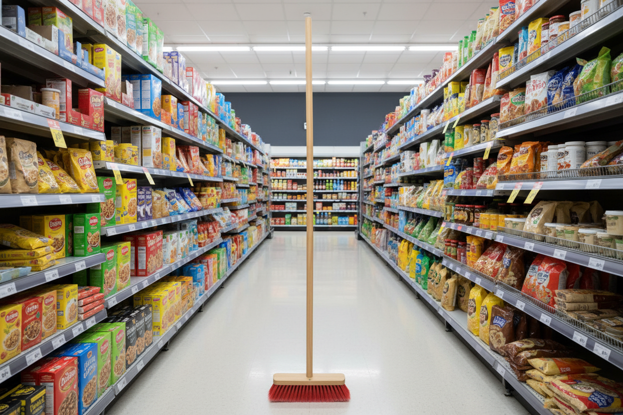 Dosco Junior Soft Plain Handled Broom