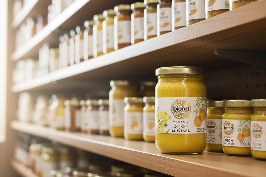 Biona French Dijon Mustard Org - 200g