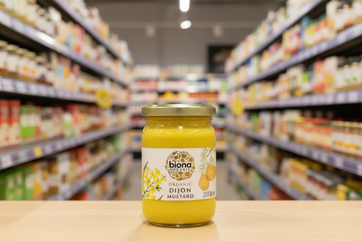 Biona French Dijon Mustard Org - 200g
