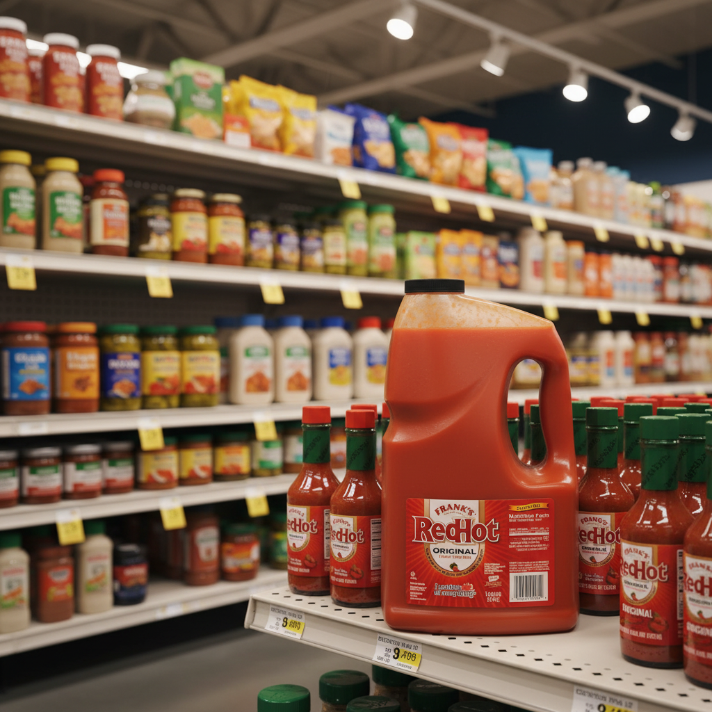 4 x Frank's Redhot Original Cayenne Pepper Sauce 3.78L