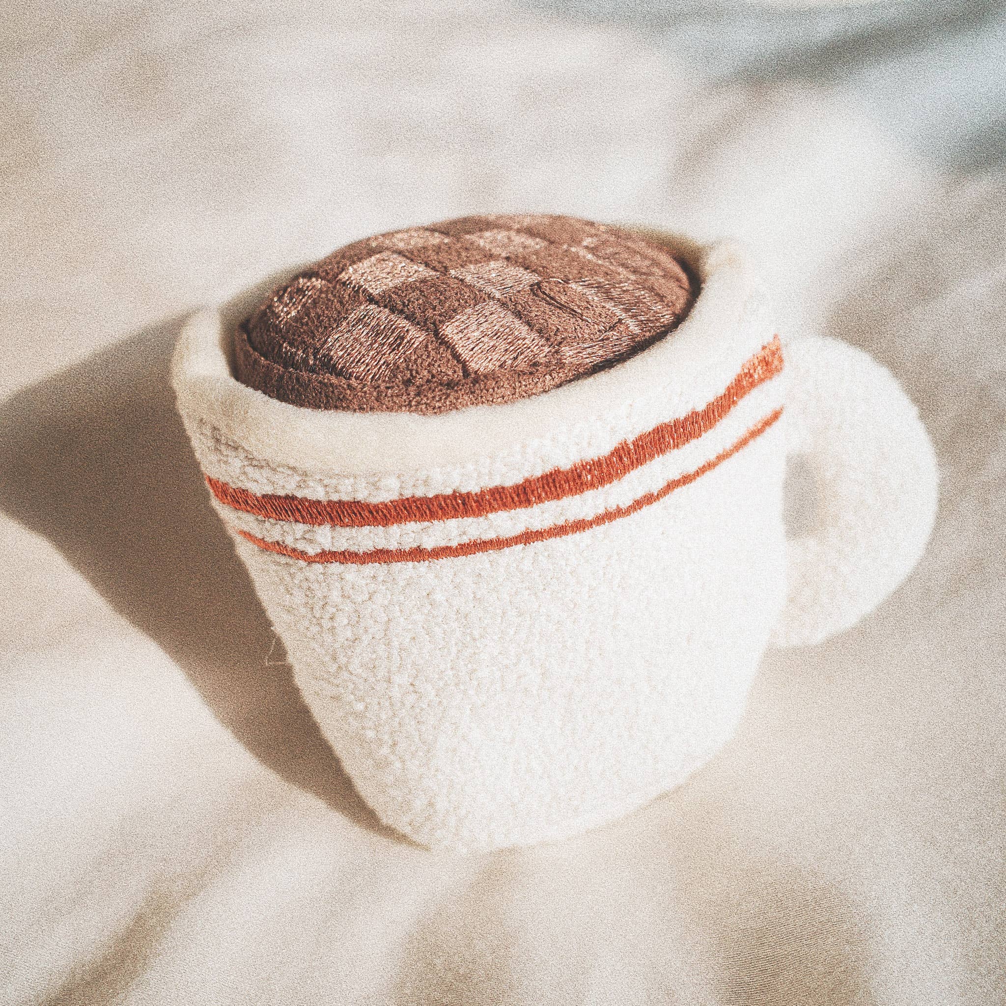 Espresso Pop Enrichment Dog Toy