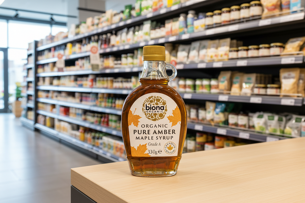 Biona Org Pure Maple Syrup Amber - 330g