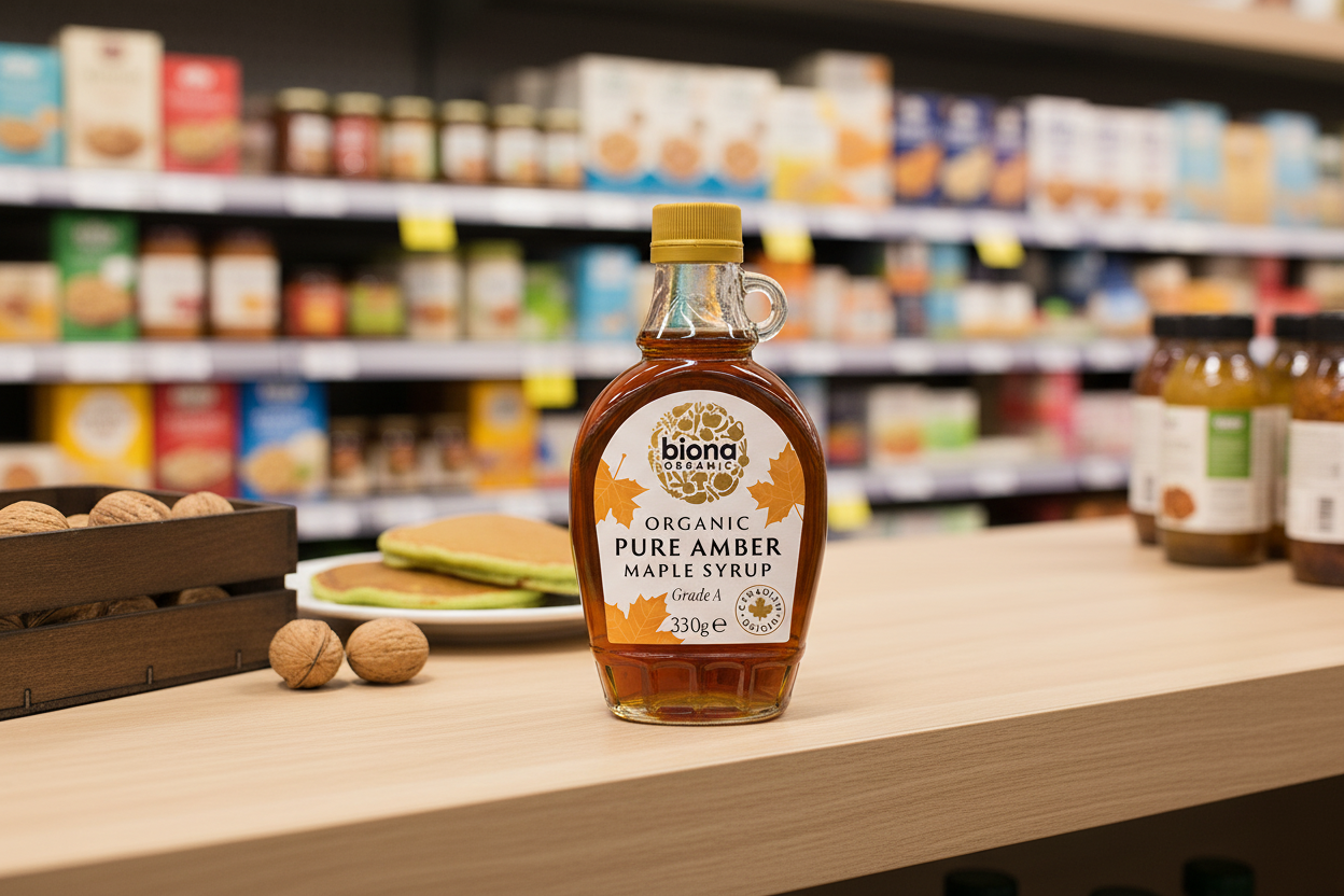 Biona Org Pure Maple Syrup Amber - 330g