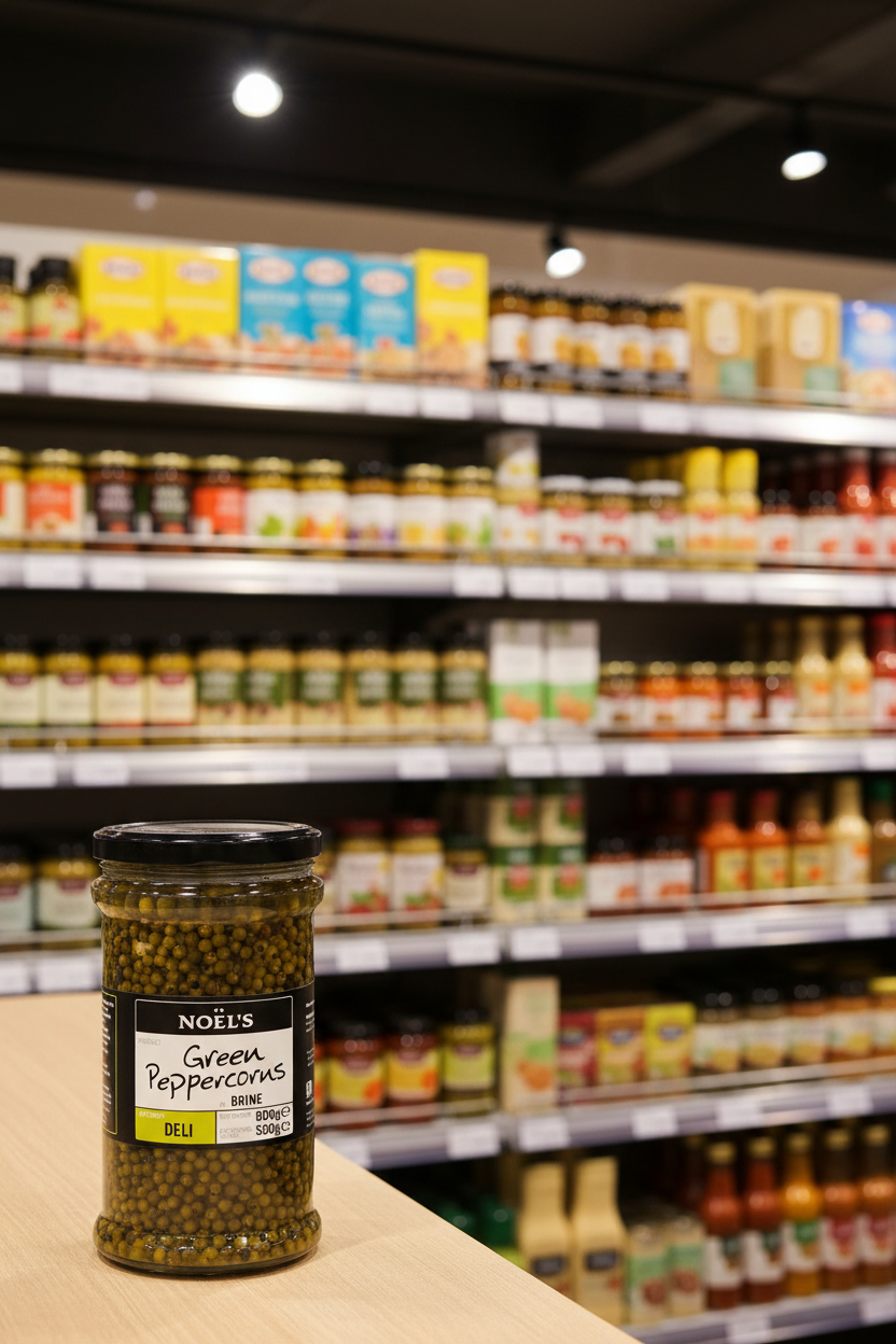 Noel's Green Peppercorns In Brine 800G