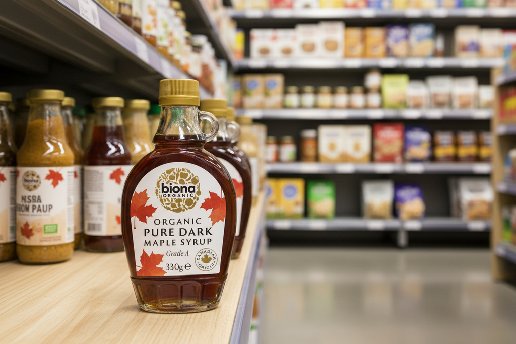 Biona Org Pure Maple Syrup Dark - 330g