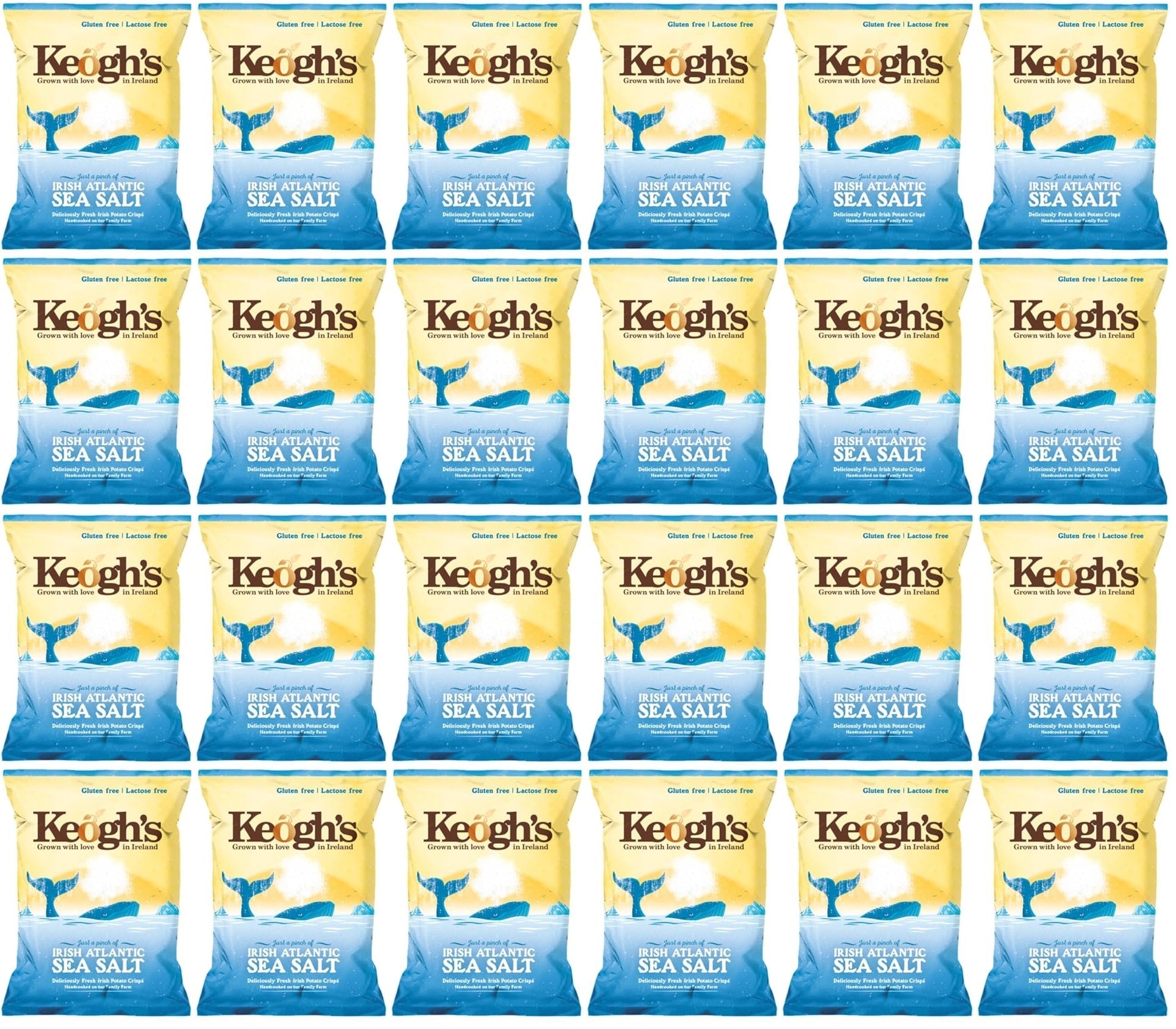 24 x Keogh's Irish Atlantic Sea Salt 45G