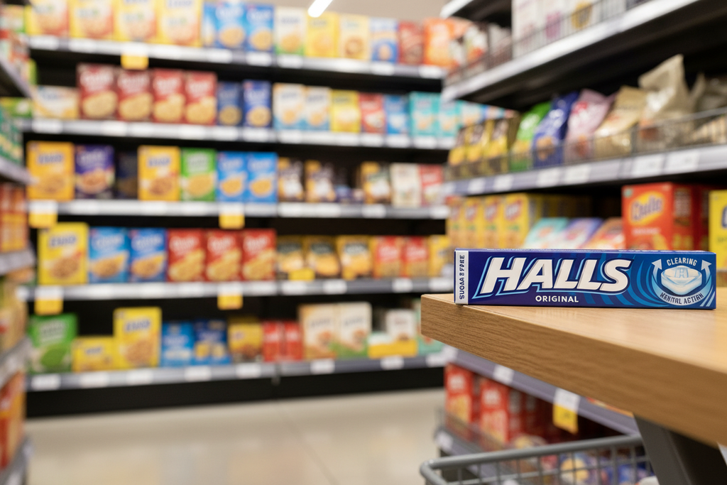 20 x Halls Menthol. Sugar Free Original 32G