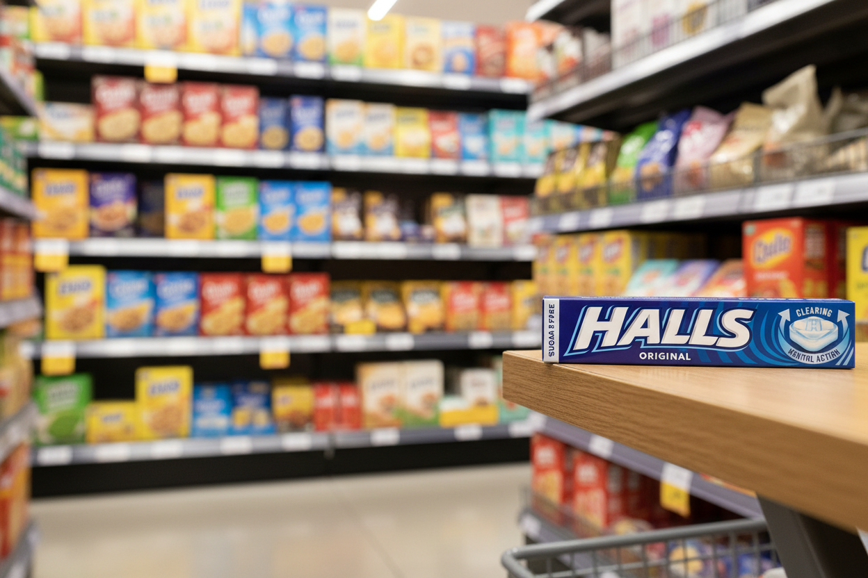 20 x Halls Menthol. Sugar Free Original 32G