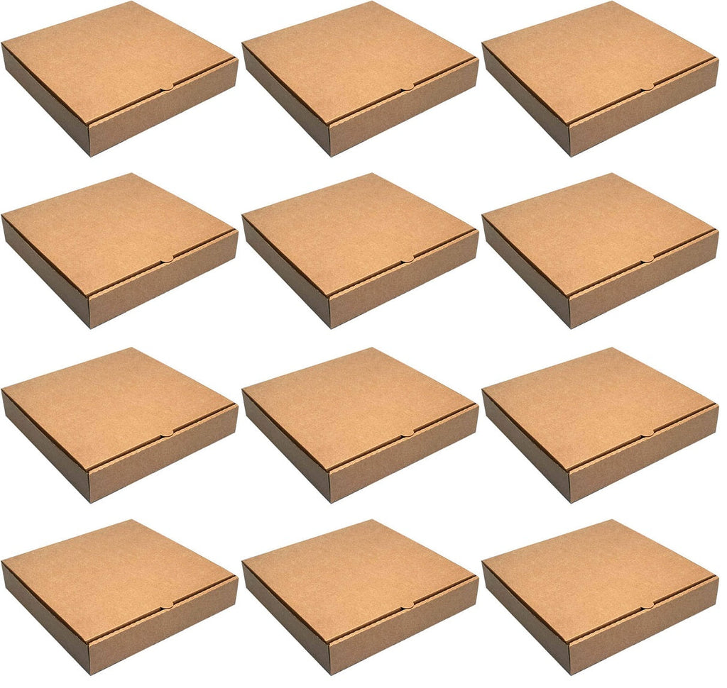 12   Freshly Baked Pizza Box Corrugated 100Pk