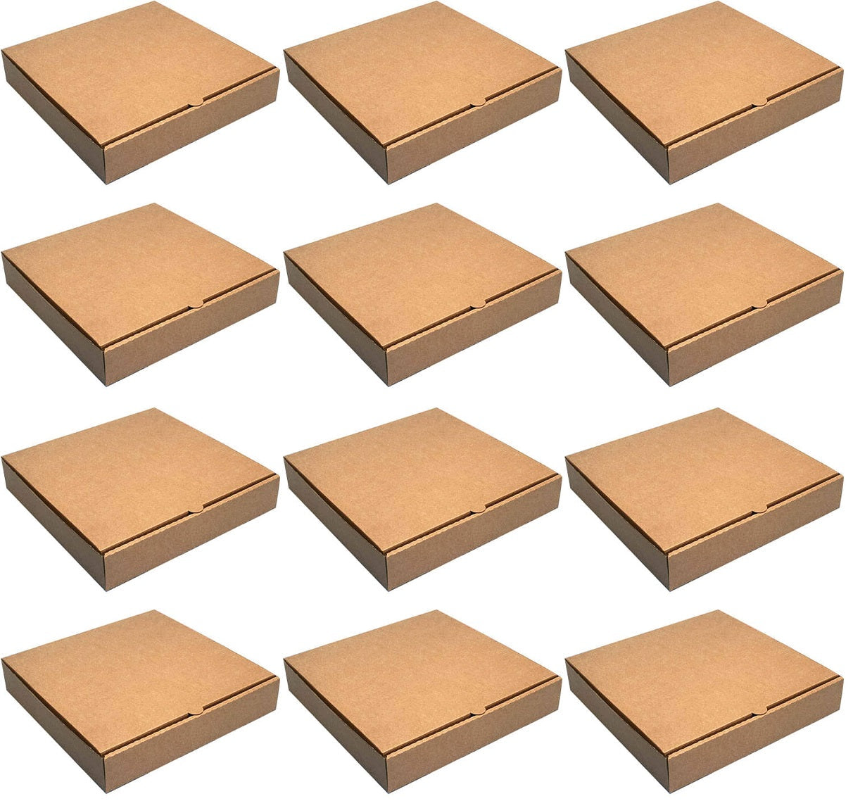 12   Freshly Baked Pizza Box Corrugated 100Pk