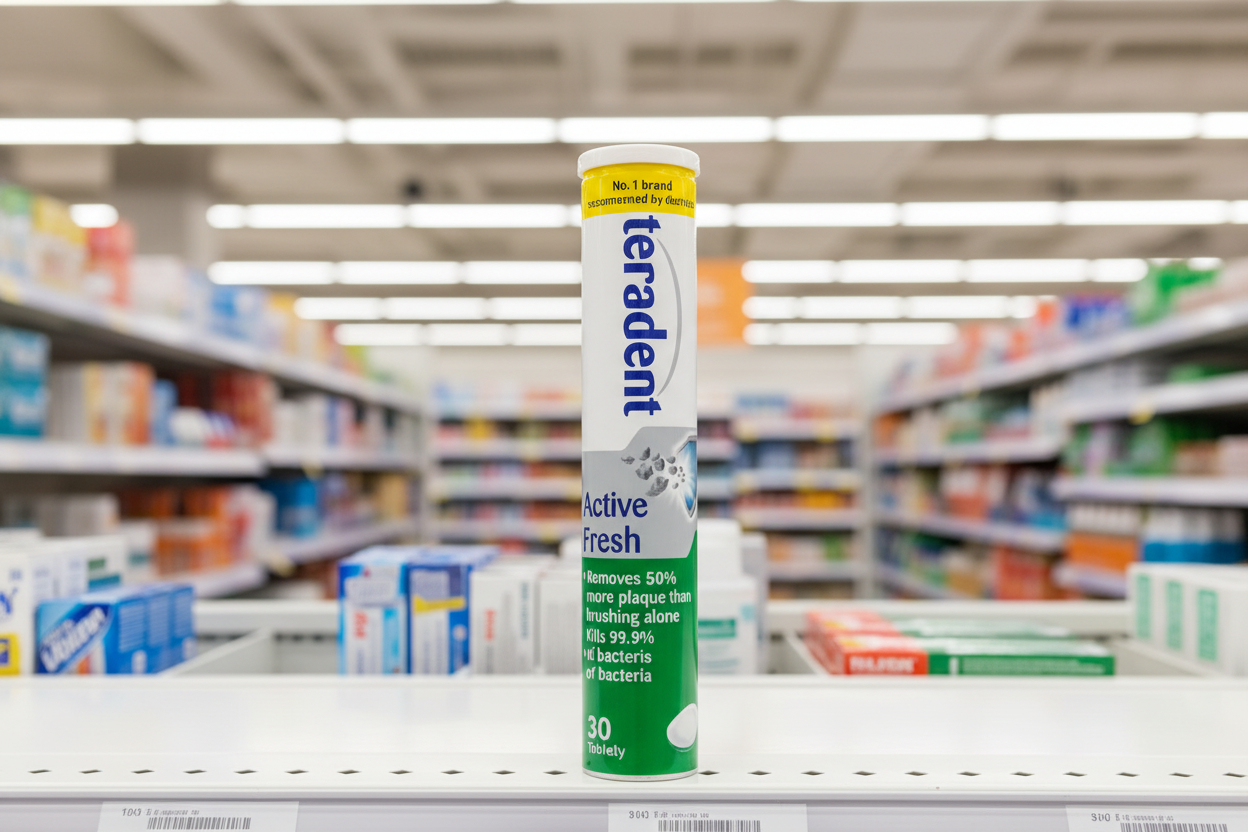 12 x Steradent Active Fresh  - 30 PACK