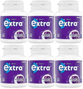6 x Extra Blueberry Chewing Gum Bottle - 46PCE