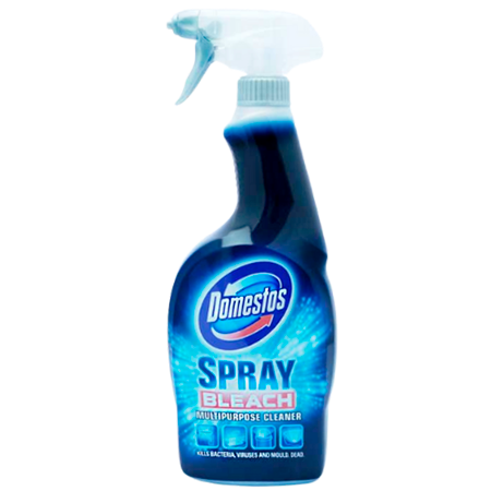 6 x Domestos Bleach Cleaner Spray Multi-Purpose 700 Ml