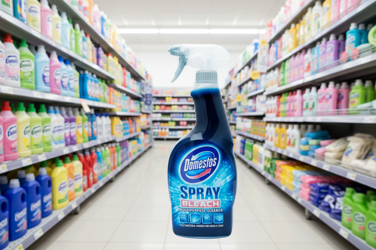 6 x Domestos Bleach Cleaner Spray Multi-Purpose 700 Ml
