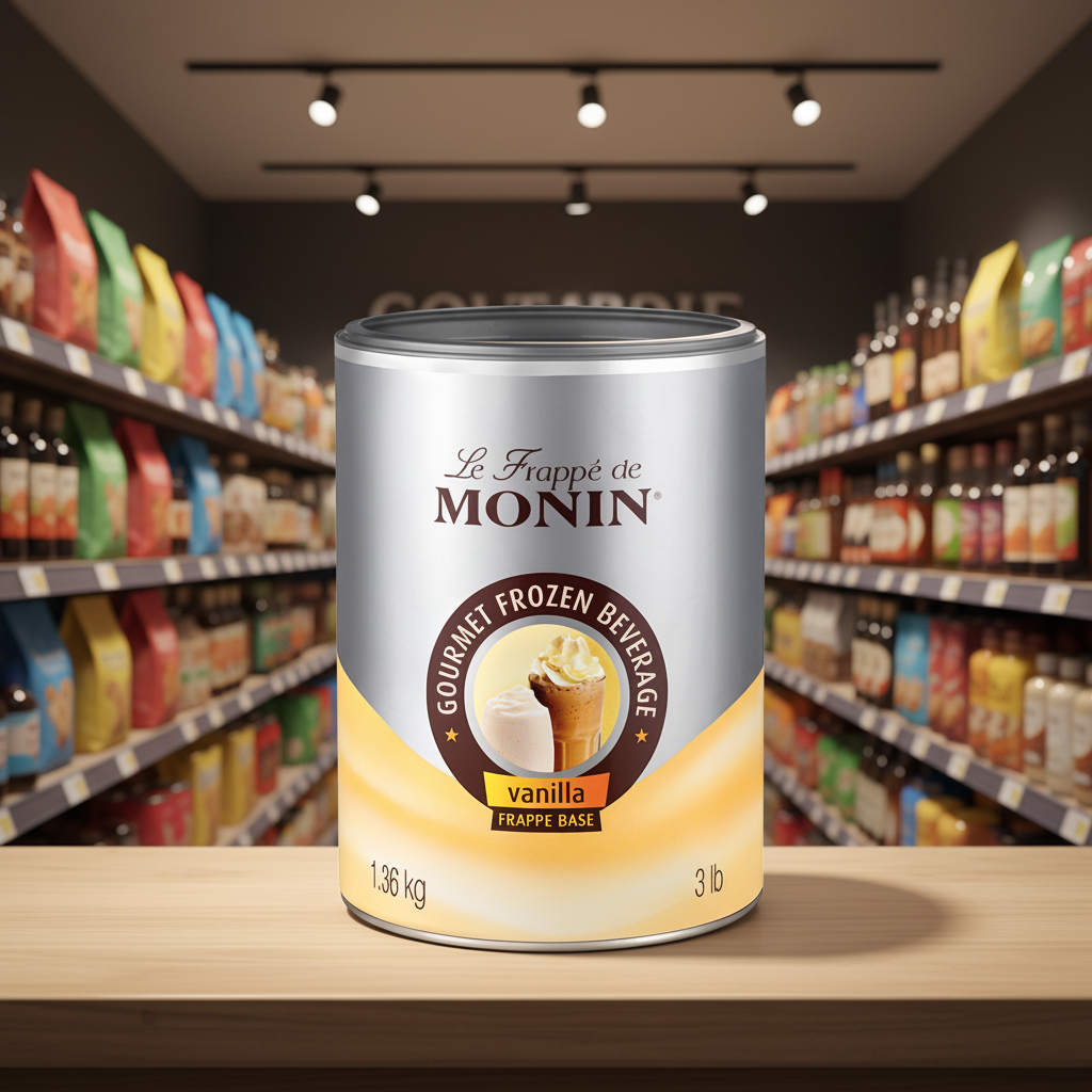 Monin Vanilla Frappe Base 1.36Kg