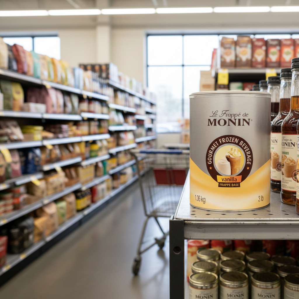 Monin Vanilla Frappe Base 1.36Kg