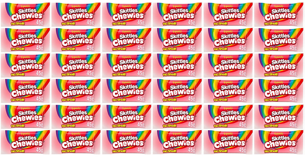36 x Skittles Chewies Fruits Sweets Bag 45G