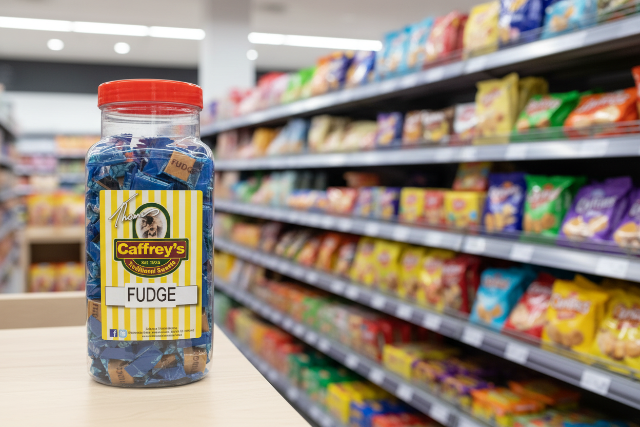 Caffreys Wrapped Fudge 1.8Kg