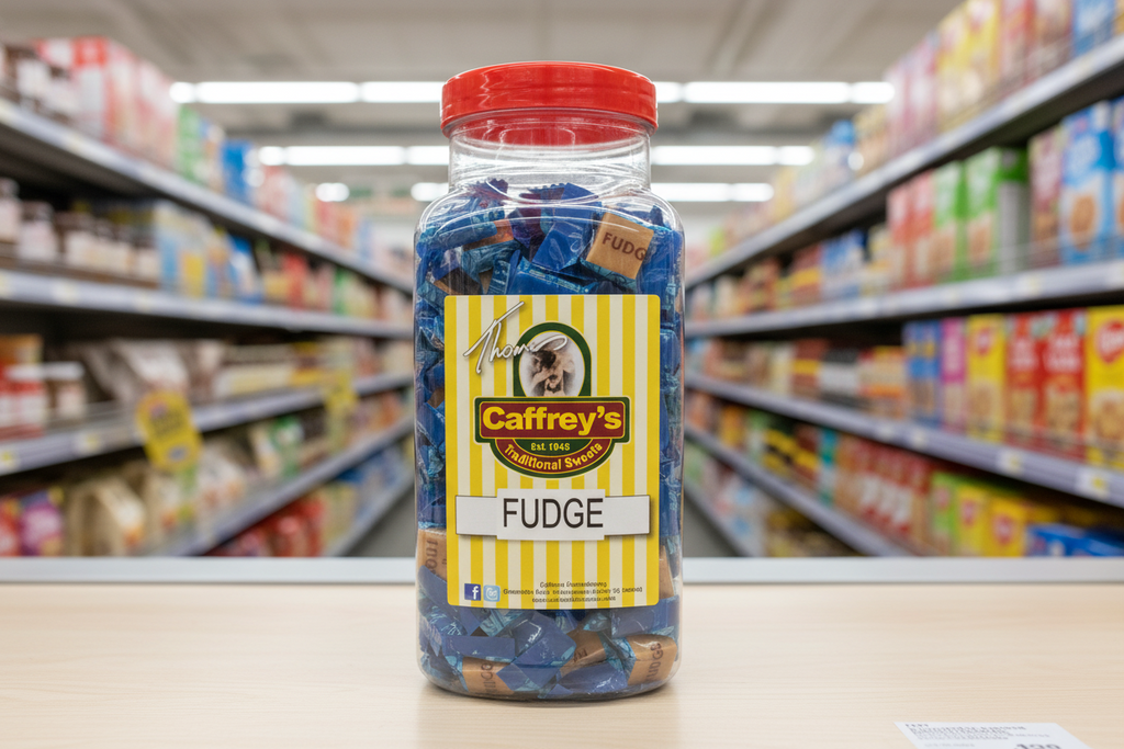 Caffreys Wrapped Fudge 1.8Kg