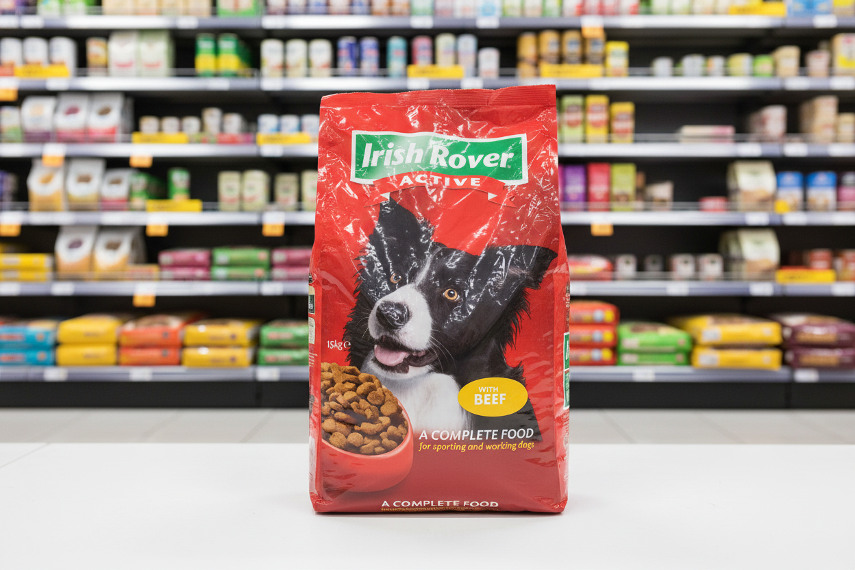 Irish Rover Active Complete Dog Food With Beef 15Kg