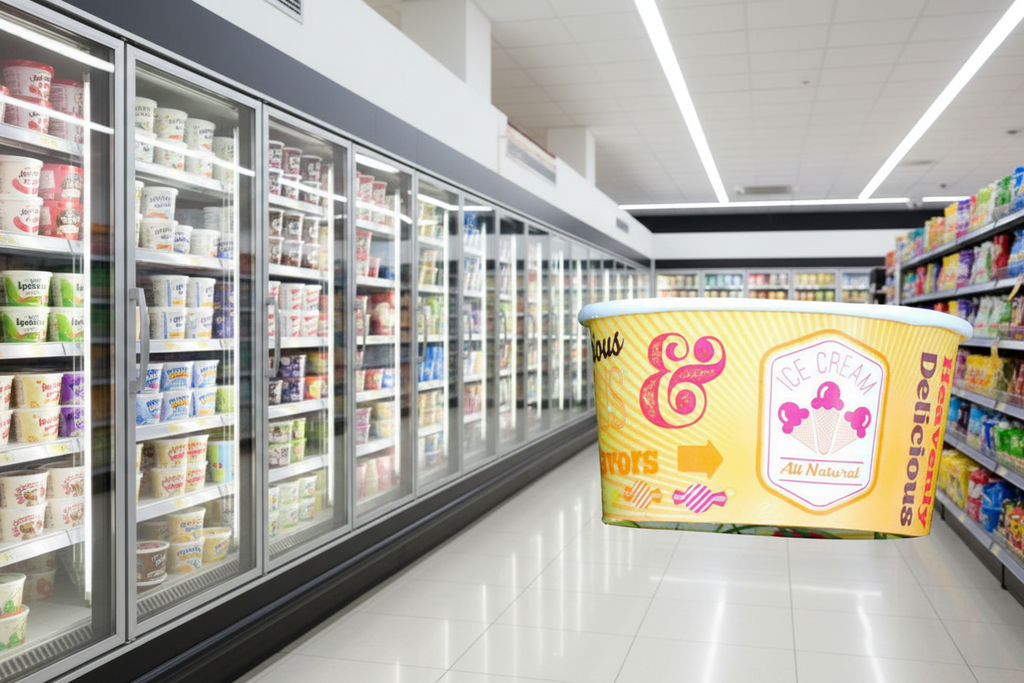 20 x Cup Ice Cream Chill 5Oz