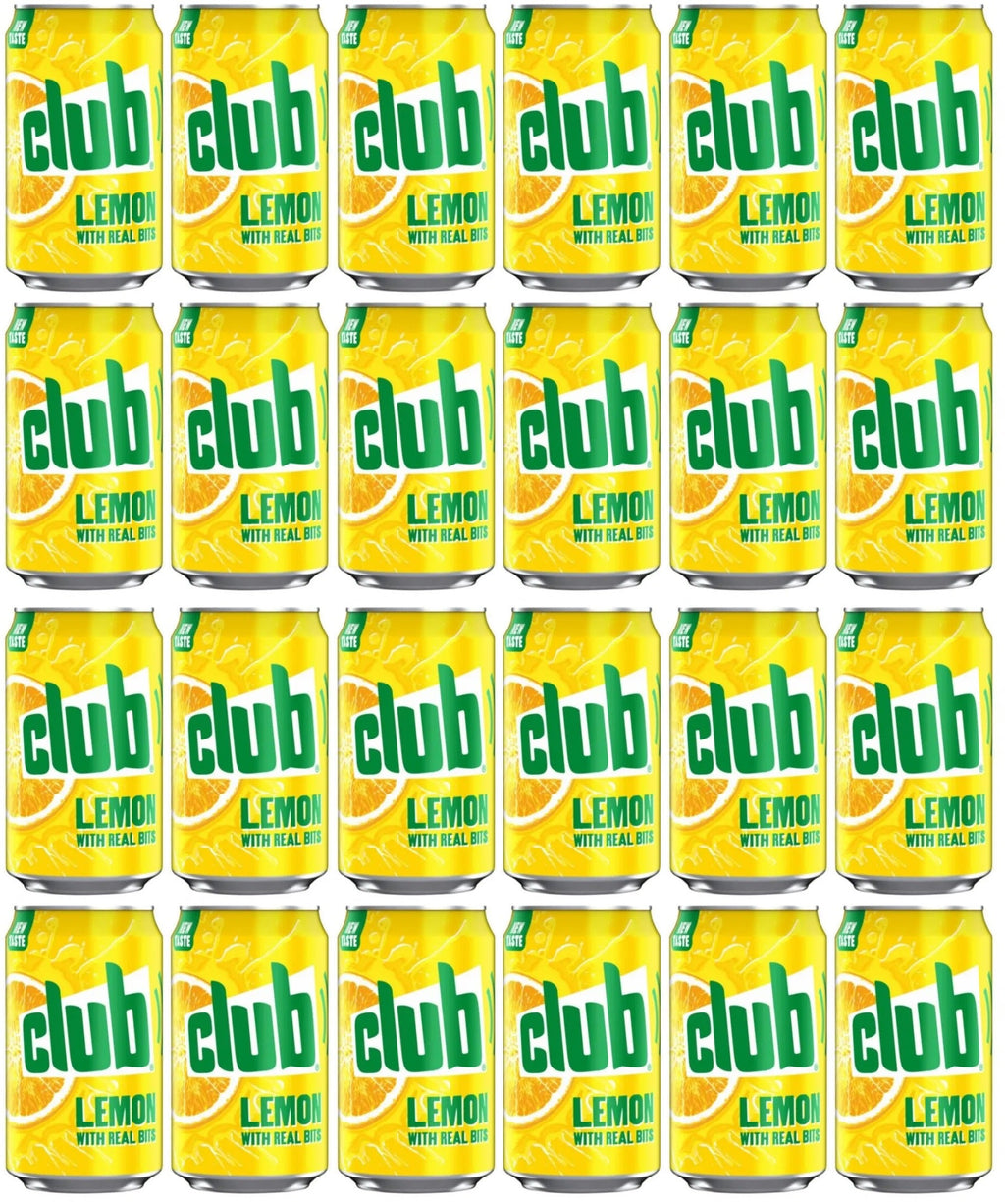 24 x Club Lemon Can 330Ml