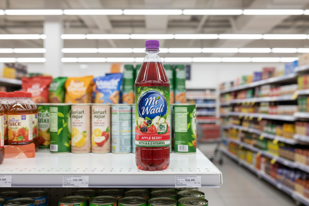 12 x Mi Wadi Zero 0% Apple Berry 1L
