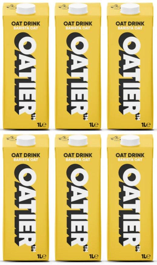 6 x Oatier Barista Oat Milk 1 Itr
