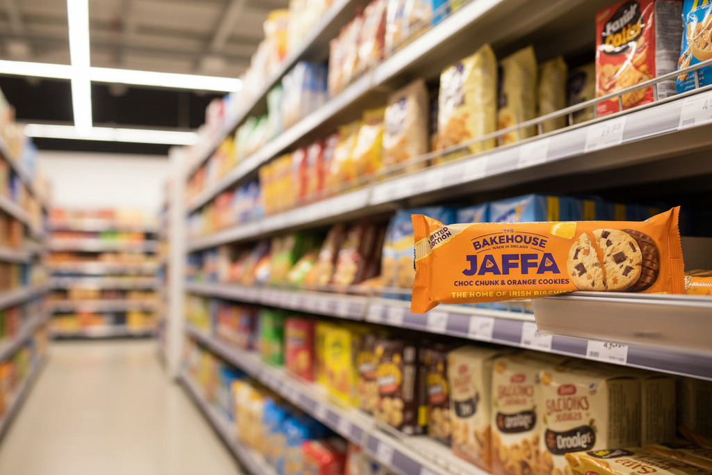 12 x East Coast Bakehouse Dipped Jaffa Choc Orange Cookies 230G
