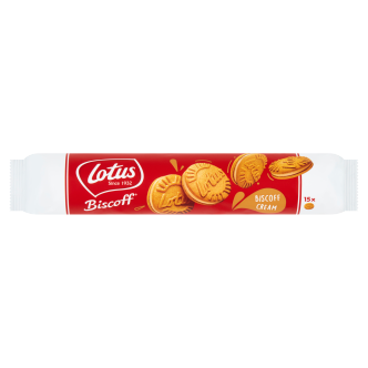 9 x Lotus Biscoff Sandwich Biscoff Cream 154Gm