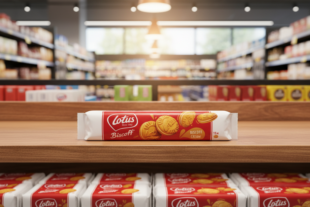 9 x Lotus Biscoff Sandwich Biscoff Cream 154Gm