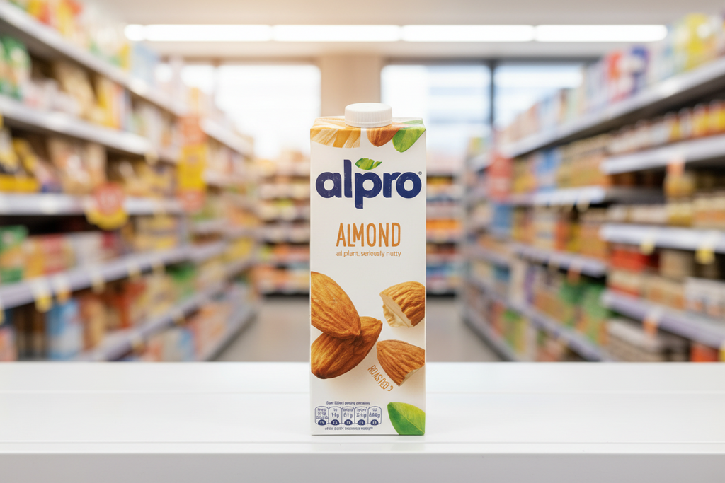 8 x Alpro Almond Milk 1L