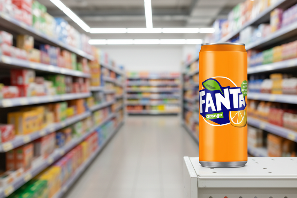 24 x Fanta Orange Can 330Ml