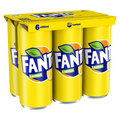 4 x Fanta Lemon Cans 6 Pk 6X330Ml