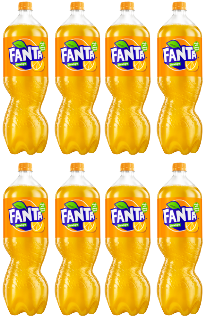 8 x Fanta Orange 1.75Ltr
