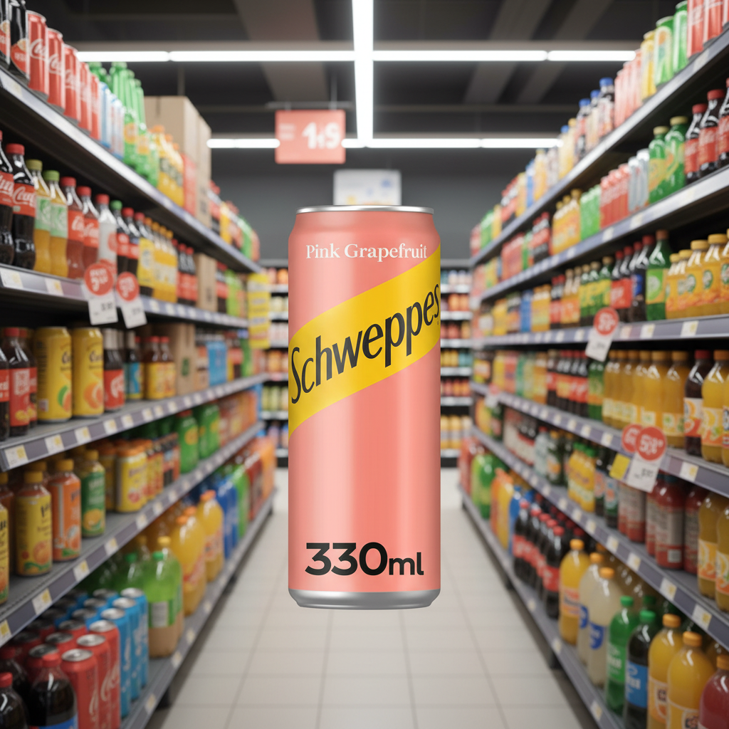 24 x Schweppes Pink Grapefruit 330Ml
