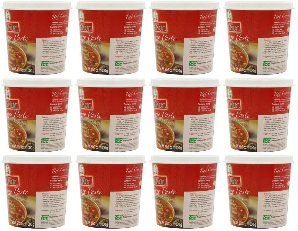 12 x Mae Ploy Curry Paste Red