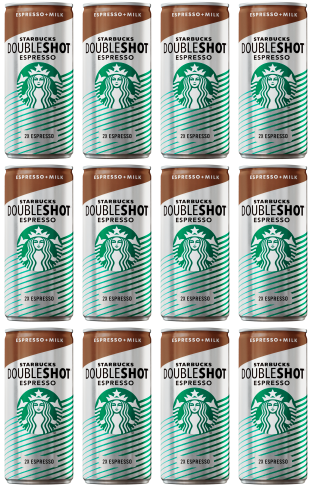 12 x Starbucks Doubleshot Espresso Can 220Ml