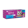 40 x Whiskas Cat 1+ Pouch Jelly Fish Favourites (85Gm)