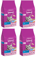 4 X Whiskas Complete Tuna Dry 2Kg