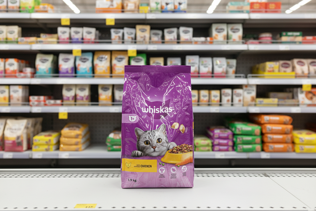 4 x Whiskas Cat 1+ Complete Chicken  - 1.9Kg