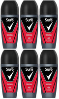 6 x Sure Men Roll On Original - 50ML