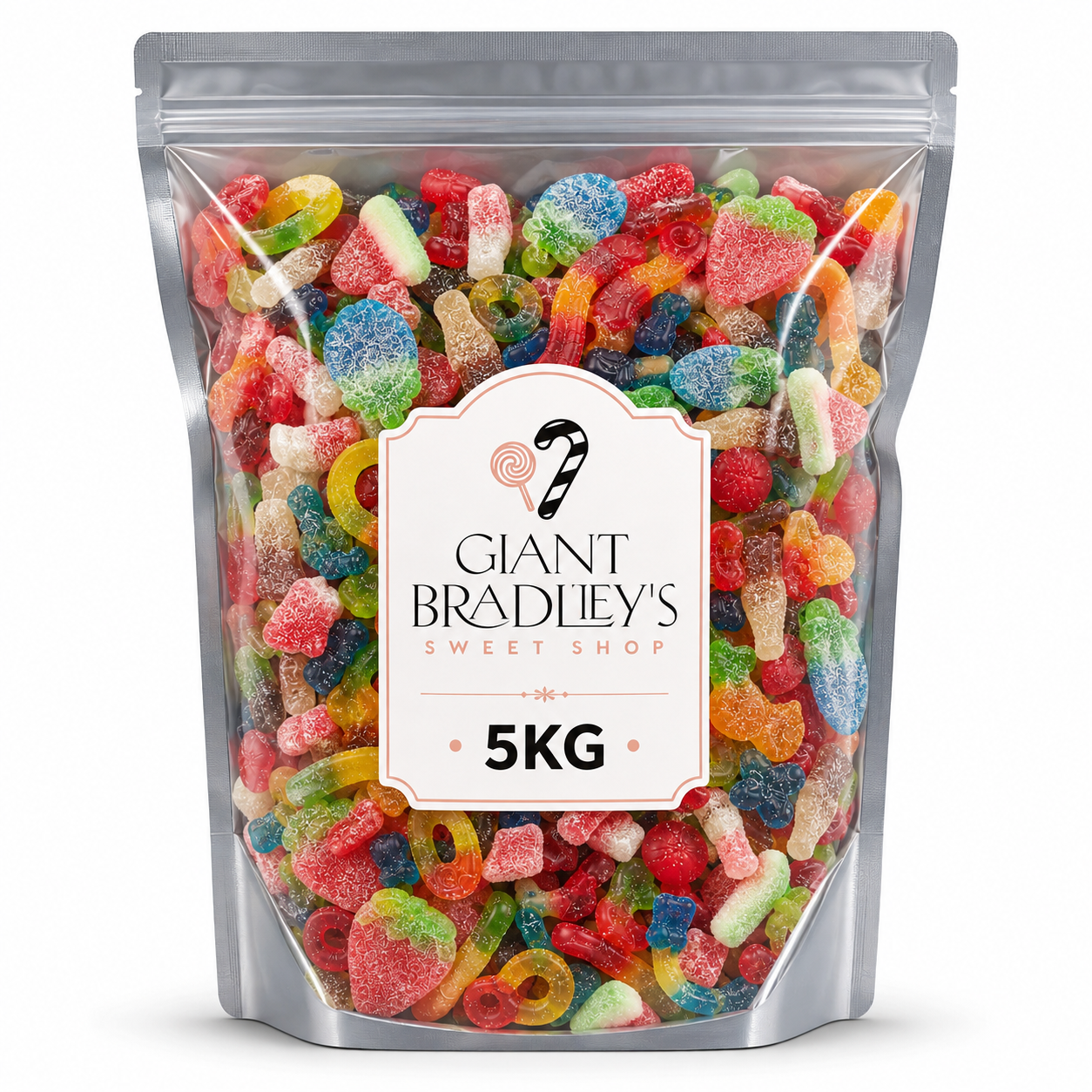 5kg Ultimate Jelly & Fizzy Sweets - Giant Pick & Mix Pouch