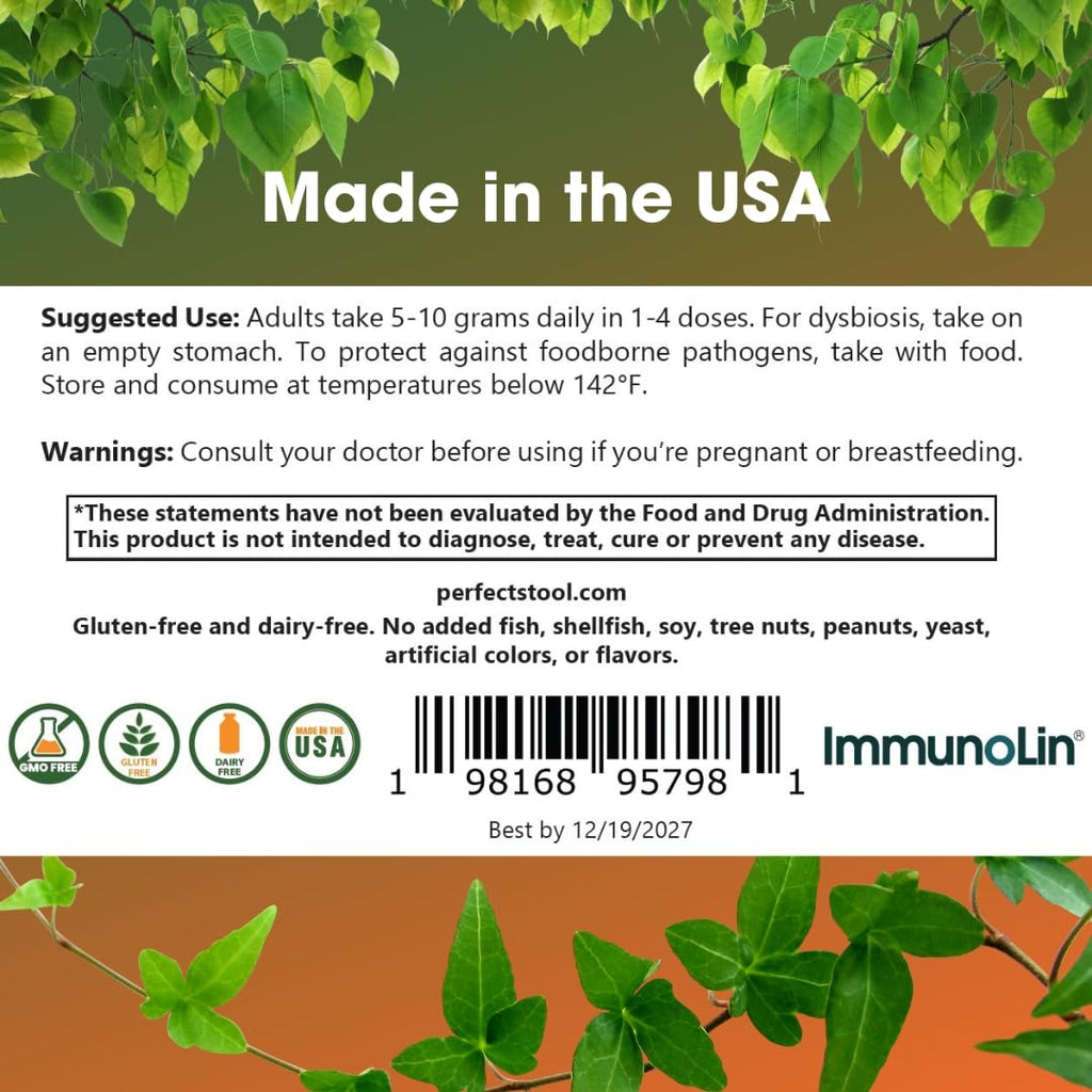 60 Servings Immunolin IgG SBI Powder 150g - No Additives