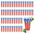 60 Tubes Travel Size Toothpaste 0.35 oz Mint Disposable Bulk Pocket Toothpaste for Travel