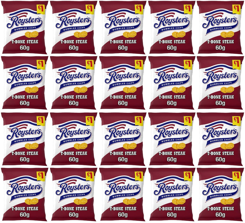 20 x Roysters T-bone Steak - 60GM