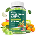 61-in-1 Super Greens Gummies for Women & Men | Probiotics, Energy & Digestive Health | Sugar Free