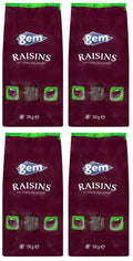 4 x Gem Raisins 3Kg